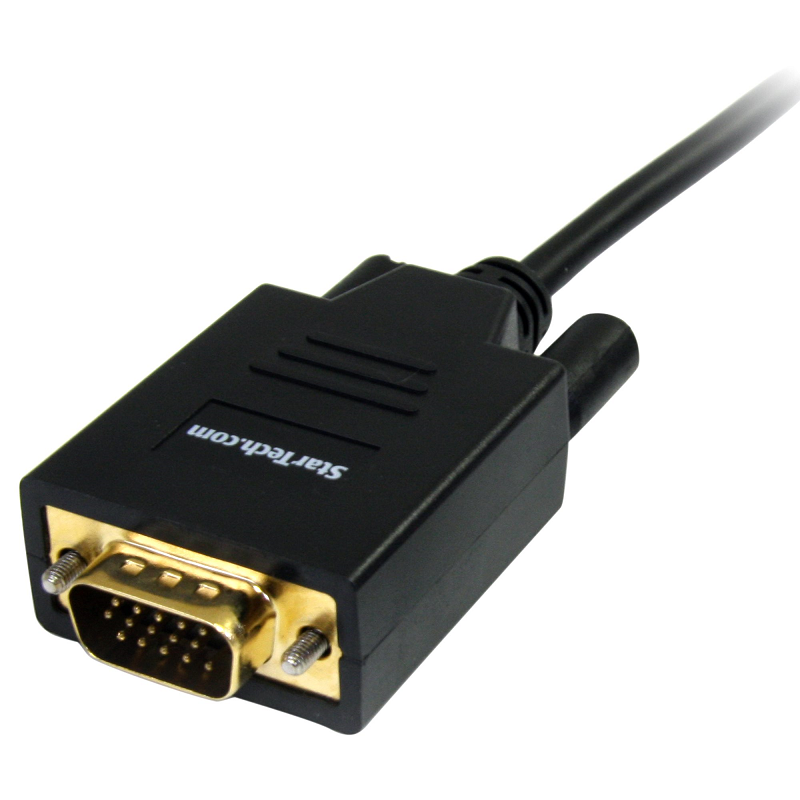 StarTech MDP2VGAMM6 6ft (2m) Active Mini DP to VGA Adapter Cable - Converter Cord